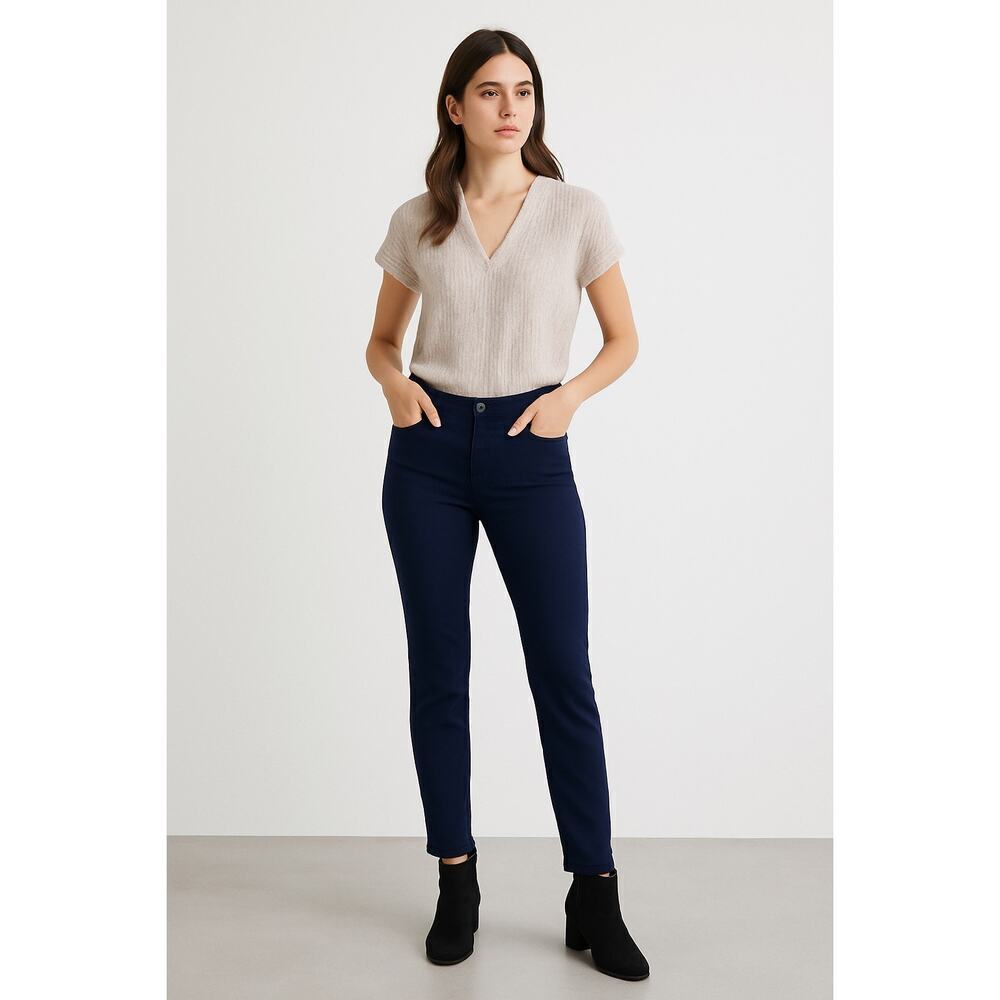 AG Adriano Goldschmied The Prima Jeans 25R Blue Mid Rise Cigarette
